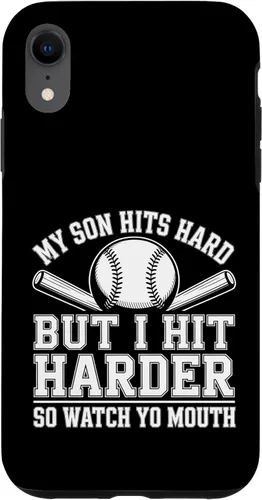 Vista 25 de My Son Hits Hard But I Hit Harder So Watch Yo Mouth - Case for iPhone 16