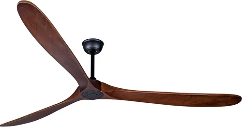 Vista 13 de Bigzone - Ventilador de techo negro para interiores y exteriores de 52 pulgadas sin luces con control remoto, motor DC eficiente energéticamente