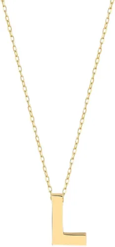 Vista 15 de Gelin 10K Solid Gold Initial Necklace for Women (A to Z All Letters)