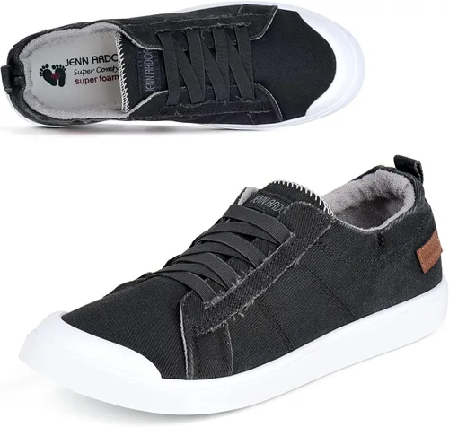 Vista 4 de JENN ARDOR - Tenis cómodos para mujer, elegantes, ligeros, adorables, planos, para caminar