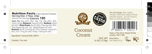 Vista 5 de Nutural World - Crema de Coco 6 Oz (6.00 oz) Ganador del Premio Gran Sabor