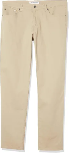 Vista 6 de Tienda Essentials Pantalón de sarga elástico de 5 bolsillos para hombre