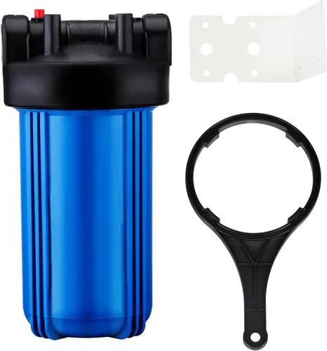 Vista 2 de Geekpure Sistema de filtro de agua para toda la casa de 10 pulgadas con 4 filtros de bloque de carbono, puerto de 4.5 x 10 pulgadas - 3/4 pulgadas