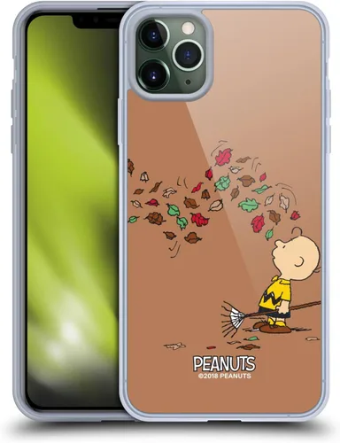 Vista 54 de Head Case Designs Funda de gel suave con licencia oficial de Peanuts Autumn Charlie Brown compatible con Apple iPhone 7 Plus/iPhone 8 Plus