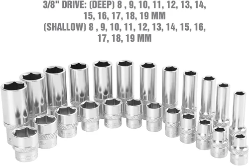 Vista 4 de OEMTOOLS 22963 Juego de llaves métricas de 24 piezas