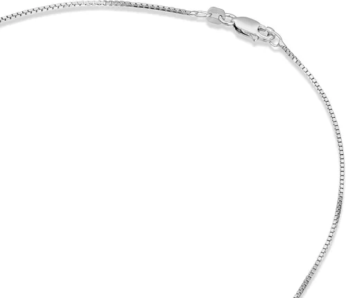 Vista 4 de PAVOI Italian Solid 925 Sterling Silver, 22K Gold Plated Chain Necklaces Snake, Square Box, Cable, Super Flex Curb, Miami Cuban and Rope