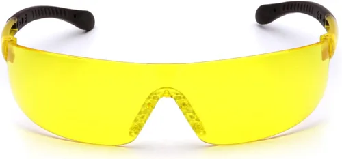 Vista 3 de Pyramex Provoq Safety Eyewear Blue Mirror Lens Black Temples