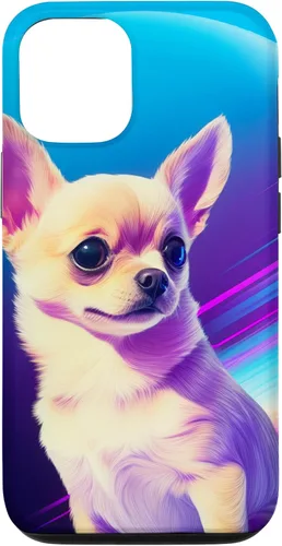 Vista 28 de Chihuahua Dog Retro Rainbow para Chihuahua Dog Lovers Case para iPhone 17