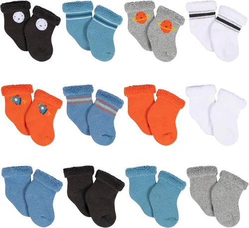 Vista 8 de Gerber Paquete de calcetines para bebé de 12 pares
