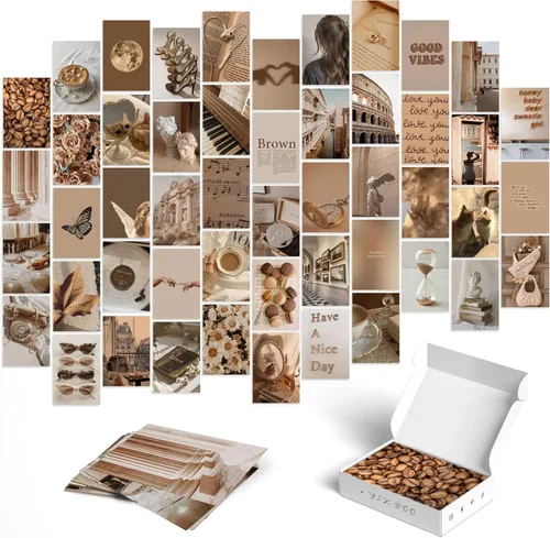 Vista 49 de Y2K BOO Kit de Collage de Pared Dark Academia - 50 Fotos Clásicas y Misteriosas de 4"x6" para Decoración de Dormitorio, Regalo para Chicas