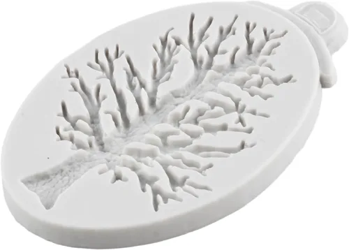 Vista 9 de Sijiangmold Molde de silicona para pastel de árbol de Navidad para decoración de pasteles de Navidad, decoración de cupcakes, caramelo de chocolate