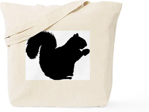 Vista 14 de CafePress Bolsa de compras de lona beige natural reutilizable para rehabilitación de ardillas