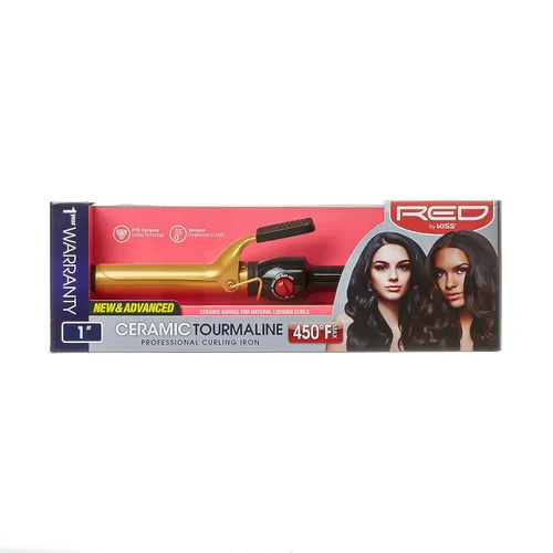 Vista 2 de RED by KISS Rizador profesional de turmalina de cerámica (CI05N - 1 pulgada)