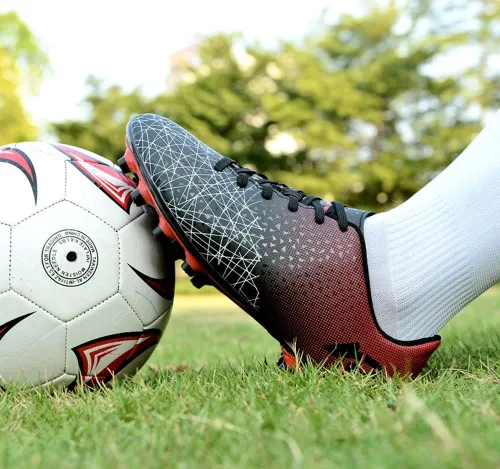 Vista 6 de Zapatos de fútbol AG Athletic para hombre y mujer, zapatos de fútbol antideslizantes y resistentes al desgaste para niños