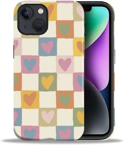 Vista 126 de ZHEGAILIAN Funda para iPhone 11, carcasa dura a prueba de golpes + silicona suave 2 en 1 híbrida, parachoques a prueba de caídas - Vidrio manchado