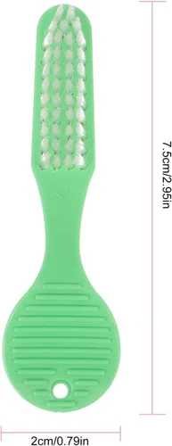 Vista 6 de Cepillo de dientes con mango para limpieza de dientes, 10 Uds