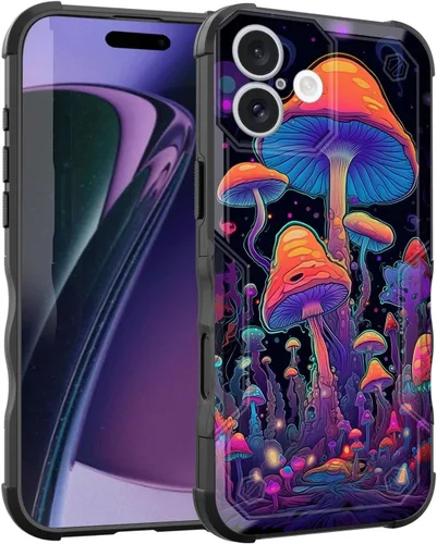 Vista 46 de Funda para iPhone Air, [doble capa] [protección contra caídas de grado militar de 10 pies] Funda resistente a prueba de golpes para iPhone Air