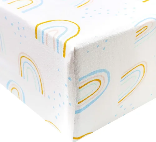 Vista 78 de Copper Pearl: Sábanas de punto prémium para cuna de bebé para niños y niñas, transpirables y suaves, sábanas ajustables para colchones estándar