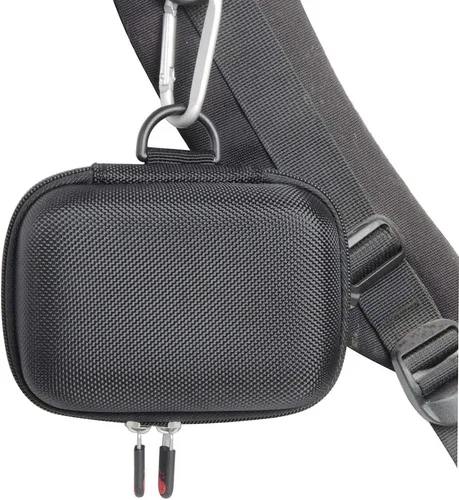 Vista 6 de Hermitshell Estuche rígido de viaje para altavoz Bluetooth portátil JBL Go 3 (negro)