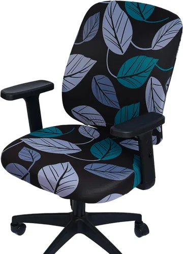 Vista 29 de Melaluxe Funda para silla de oficina de computadora, funda universal protectora y elástica para silla giratoria elástica
