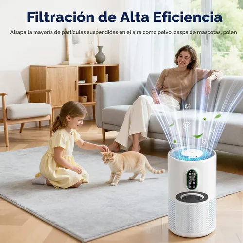 Vista 5 de Paquete de 2 filtros de repuesto AP02 para purificador de aire WESTHEY AP02