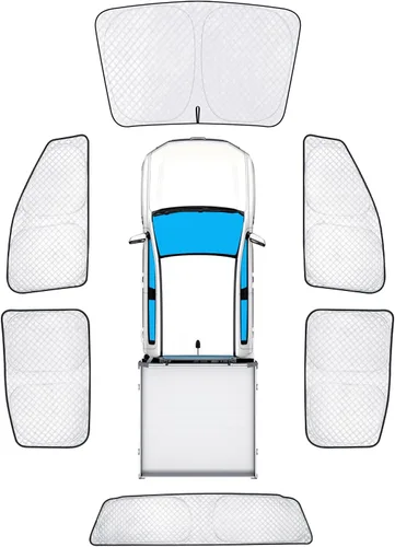 Vista 124 de KMF 6 piezas de parasoles gruesos para Mazda 3 Hatchback (No Sedán) 2014-2018 Accesorios, parasoles completos para parabrisas y ventanas de coche