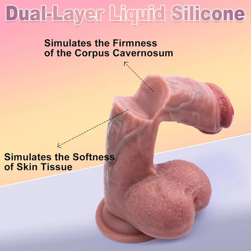 Vista 3 de Womens Toys 8.5 Inch Realistic Silicone Big Dick Dilbo for Women R Adult Toy for Women with Strong Suction Cup FGE508