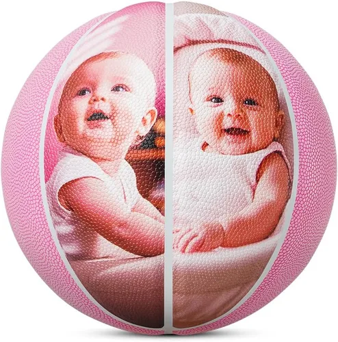 Vista 8 de Kuangmi Balón de baloncesto personalizado para interiores y exteriores (tamaño 7/29.5")