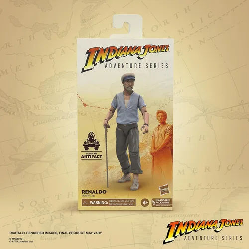 Vista 2 de Indiana Jones and The Dial of Destiny Adventure Series - Figura de acción Renaldo, figuras de acción de 6 pulgadas, juguetes para niños a partir