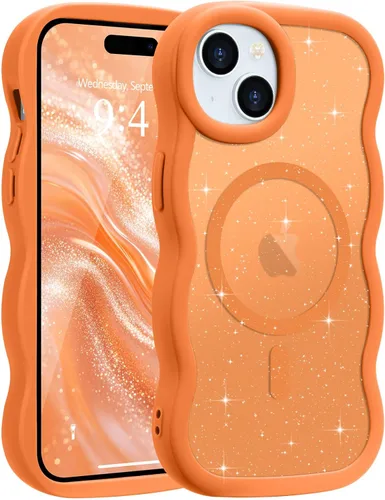 Vista 49 de Pepmune - Funda para iPhone 12 Pro Max con marco ondulado y estructura rígida, color mate claro, cubierta trasera unisex, compatible con Magsafe