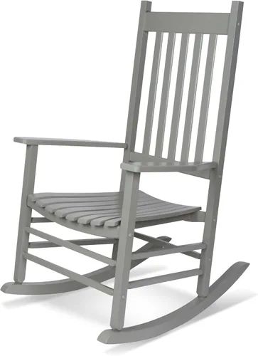 Vista 9 de Shine Company - Silla mecedora Vermont, color negro
