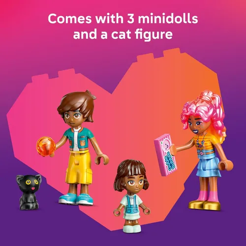 Vista 4 de LEGO Friends Heartlake City Candy Store - Juego de construcción de juguete - Juego de simulación para niños, niñas y niños, a partir de 6 años