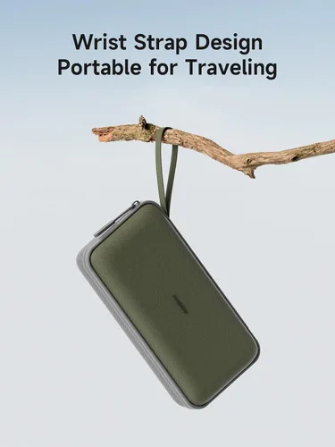 Vista 7 de Hagibis Organizador de artículos electrónicos, estuche de viaje organizador de cables, bolsa portátil impermeable para cable, cargador, banco