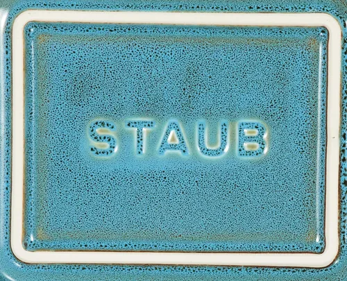 Vista 7 de staub Dish 40511-882 - Plato rectangular, color turquesa, 5.5 x 4.3 pulgadas (5.5 x 4.3 in), de cerámica, apto para horno y microondas