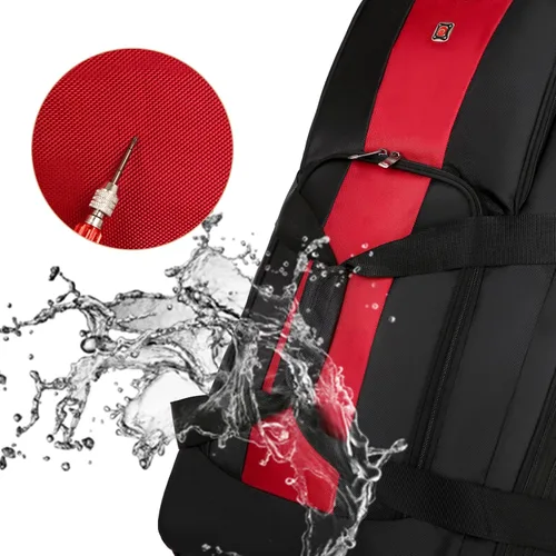 Vista 8 de yotefe Softside - Equipaje expandible con ruedas giratorias y bolsillo para teléfono, 30 pulgadas, Negro Azul, Equipaje extensible Softside