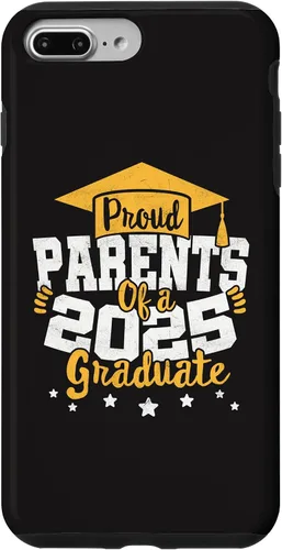 Vista 9 de iPhone 15 Parents of a 2025 Graduate Class Senior Graduation Grad 25 Case