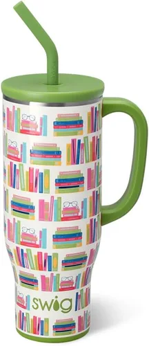 Vista 51 de Swig Life 40oz Insulated Mega Mug with Handle & Straw, Boho Desert DESIERTO BOHO
