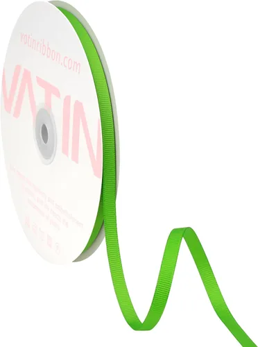 Vista 93 de VATIN Cinta de Grogrén Negra, 1-1/2" x 50 Yardas Continuas, Cinta de Grogrén de Poliéster Negra, Usar para Lazos de Bricolaje, Accesorios