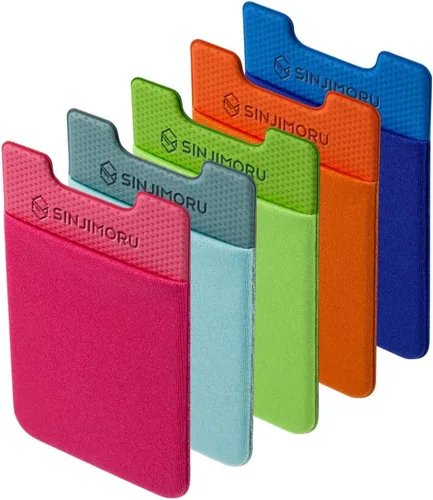 Vista 8 de Sinjimoru - Tarjetero para la parte posterior del teléfono, Sinji Pouch Basic 2