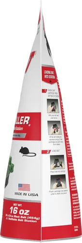 Vista 10 de Tomcat Mouse Killer(e) Estación recargable para uso en interiores, resistente a los niños (1 estación con 32 cebos) (paquete de 4)