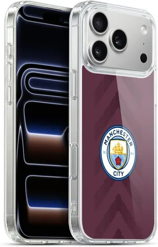Vista 171 de Head Case Designs Funda de gel con licencia oficial del Manchester City Man City FC Away 2022/23 [protección de grado militar] compatible con Apple