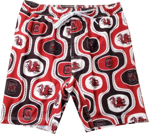 Vista 7 de Wes and Willy Pantalones cortos de natación con tecnología retro para hombre, para fanáticos de los deportes universitarios