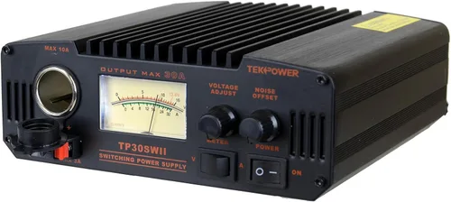 Vista 4 de TekPower TP30SWII 30 Amp DC 13.8V Fuente de alimentación de conmutación analógica con compensación de ruido
