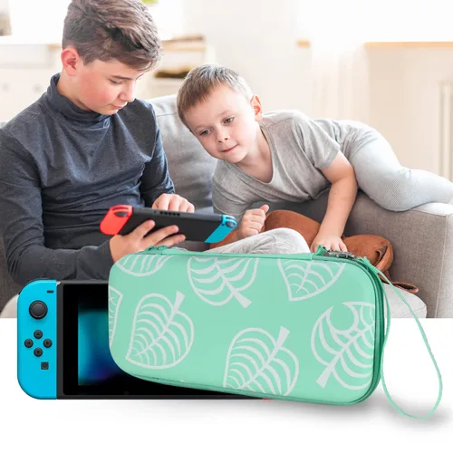 Vista 7 de YOUSHARES Carrying Case for Nintend Switch - Bright Protective Storage Case Pouch for Nintend Switch Console & Accessories with 10 Game Cartridges