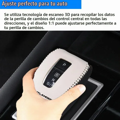 Vista 4 de Accesorios de interior personalizados para Mitsubishi Outlander 2022 2023 2024 Outlander PHEV 2023 2024 Cubierta de pomo de cambio de marcha