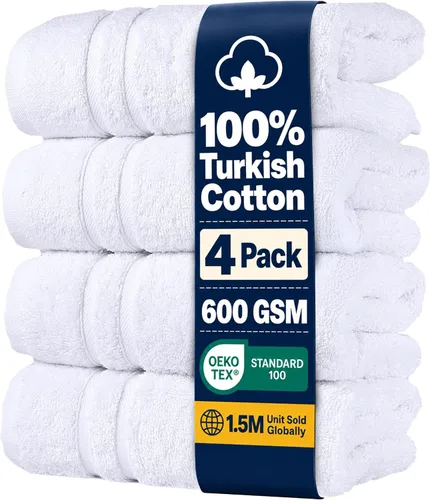 Vista 48 de Hawmam Linen - Juego de toallas de algodón turco original prémium, calidad de hotel para máxima suavidad y absorción, para cara, manos, cocina