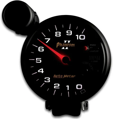 Vista 8 de Auto Meter Tacómetro Shift-Lite 7599 Phantom II 5" 10000 RPM