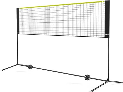 Vista 9 de VEVOR Badminton Net, Height Adjustable Volleyball Net, Wide Foldable Pickleball Net, Portable Easy Setup Tennis Net Set with Poles, Stand and Carry