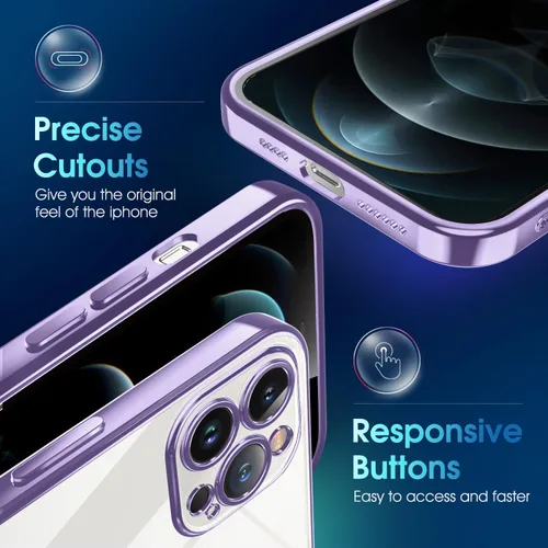 Vista 363 de Supdeal Funda cristalina transparente para iPhone 11, [No se amarillea] [Protección de la cámara] [Probado contra caídas de grado militar] Funda