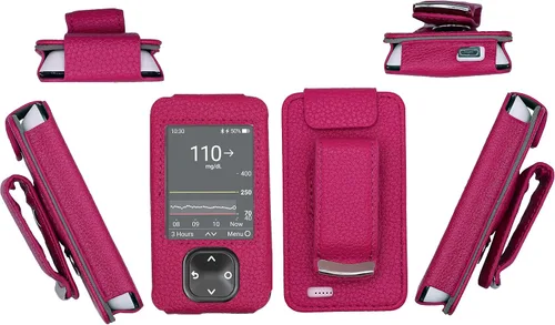 Vista 6 de Funda Premium (con clip para cinturón/cordón) para Dexcom G7 (negro)
